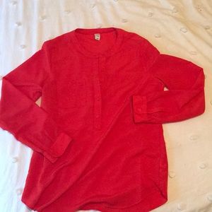 Barely worn red blouse
